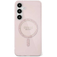 GUESS IML Glitter Circle case for Samsung Galaxy S25