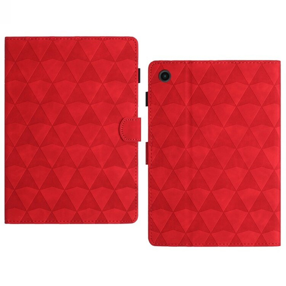 Case for Lenovo Tab M10 Plus 10.6 Gen 3 TB-125F TB-128F, Classic, with space for stylus, red