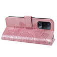 Flip case for Oppo Reno5 Z / A94 / A95 5G, Mandala, pink rose gold