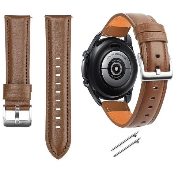 Leather Belt for Samsung Galaxy Watch 42mm - Brown