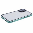 Case for iPhone 16, Magnetic Dual Glass, green