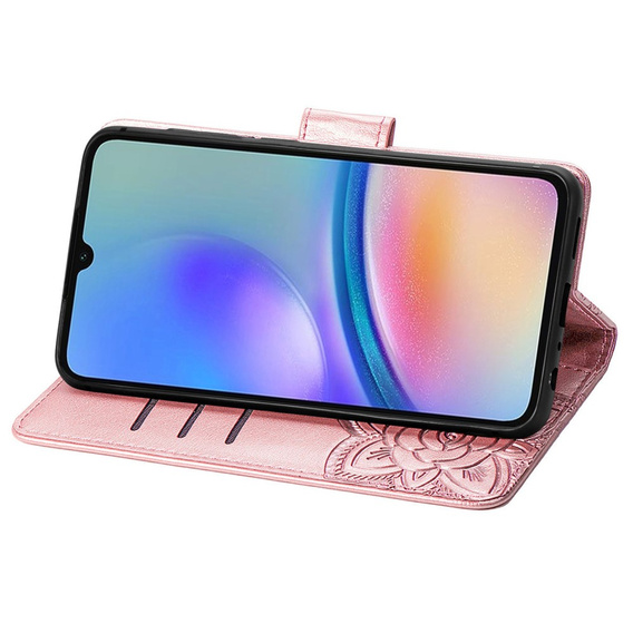 Flip case for Samsung Galaxy A05s, Butterfly, purple