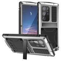 Armored case for Samsung Galaxy S24 Ultra, R-JUST, silver