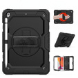 Armored Case for iPad 10.2" 2021/2020/2019 (9/8/7 gen.), protective 360 with stylus slot, black