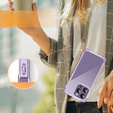 Case for iPhone 13 Pro, ERBORD CornerShield, purple