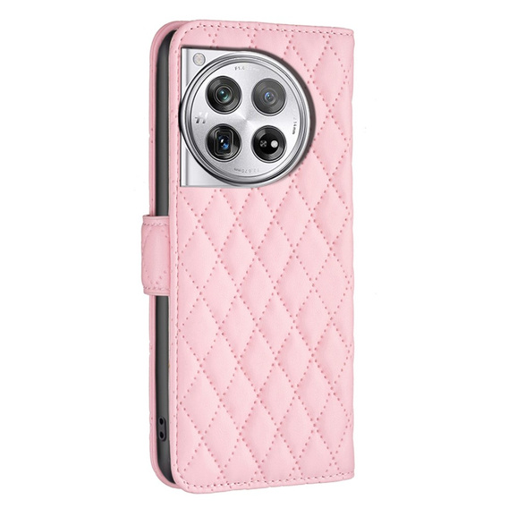Flip case for OnePlus 12 5G, Wallet, BINFEN COLOR, pink