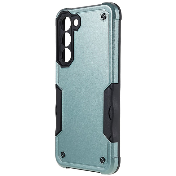 Armored case for Samsung Galaxy S23 Plus, Dual-Layer, green