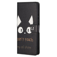 Flip case for Xiaomi Redmi Note 12S, Wallet, don't touch, black