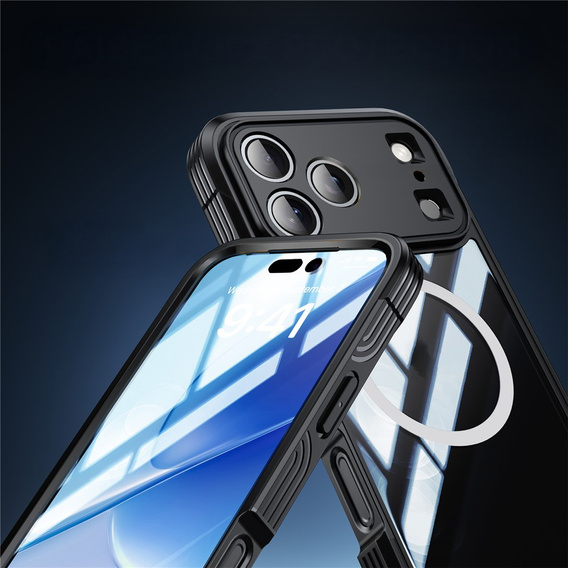 Shockproof case with glass for MagSafe for iPhone 17 Pro Max