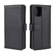 Flip case for Samsung Galaxy A51, Leather Flexi Book, black