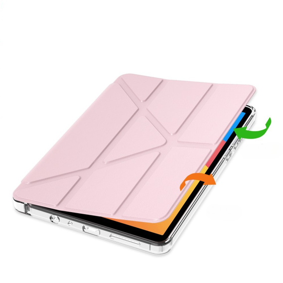 Case for Xiaomi Redmi Pad SE 8.7", Origami, pink rose gold