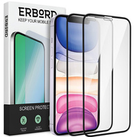 2x Ceramic ERBORD Hybrid Glass for iPhone XR / 11