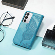 Flip case for Realme C71, Butterfly, blue