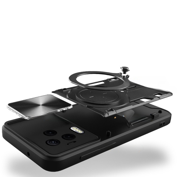 Armor case for Infinix Note 12 2023, CamShield Slide, black