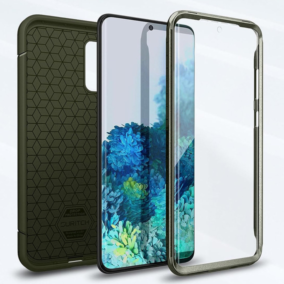 Case for Samsung Galaxy S20, Suritch Basic (Two Frames), green