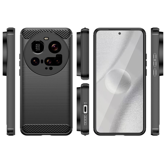 Case for Xiaomi 15 Ultra, Carbon, black