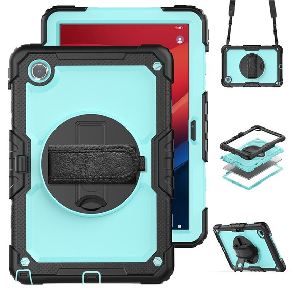 Armored Case for Lenovo Tab M11, protective 360 with stylus slot, blue