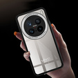 Case for Vivo X200 Pro 5G, Magnetic Dual Glass, black