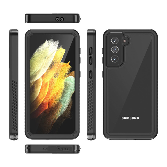 IP68 Waterproof Case for Samsung Galaxy S21 5G, black