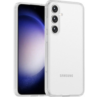 Case for Samsung Galaxy S24, Fusion Hybrid, with camera protection, transparent