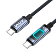 USB-C to USB-C cable with RGB backlighting PD 60 W BWOO X324CC