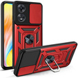 Case for Oppo A98 5G, CamShield Slide, red