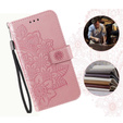 Flip case for Xiaomi Redmi 13C / Poco C65, Mandala Flower, pink