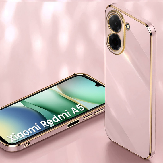 Case for Xiaomi Redmi A5, Glamour CamShield, pink rose gold