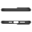 Spigen case for iPhone 15, Liquid Air, black + 9H Tempered Glass