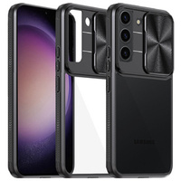 Case for Samsung Galaxy S23 Plus, Slide Camera, black