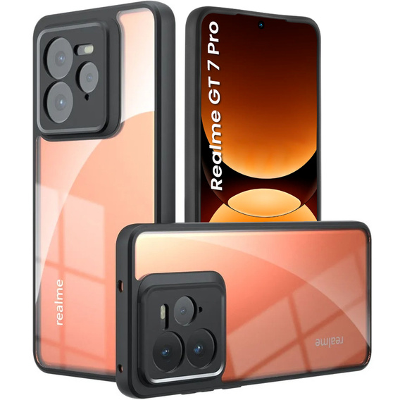 Case for Realme GT 7 Pro, Fusion Hybrid, transparent