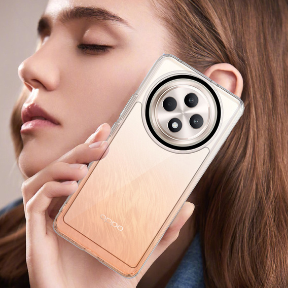 Case for Oppo Reno 12FS / 12F, Fusion Hybrid, transparent