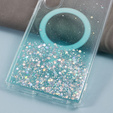 Case for Samsung Galaxy S24 Ultra, Glittery, for MagSafe, green