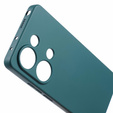 Case for Xiaomi Redmi Note 13 Pro 4G / Xiaomi Redmi Note 14S / Xiaomi Poco M6 Pro 4G, Silicone Lite, dark green