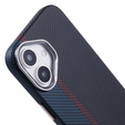 MagSafe's iPhone 16 Plus Case, Carbon Fiber, black / blue