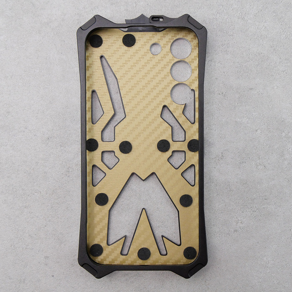 Armored case for Samsung Galaxy S22, Aluminum Alloy, black