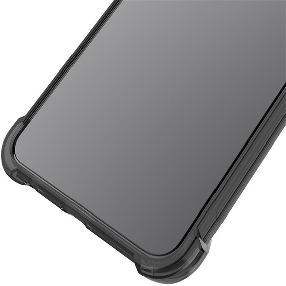 IMAK case for HTC Desire 22 Pro 5G, Dropproof, transparent / black