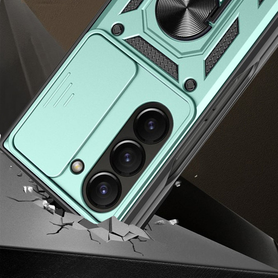 Case for Samsung Galaxy Z Fold5 5G, CamShield Slide, green