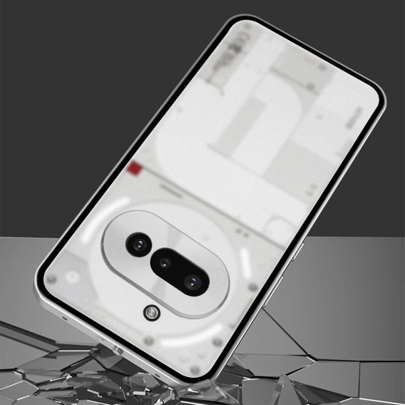 1 x Case for Nothing Phone 3A, Frame Case, silver