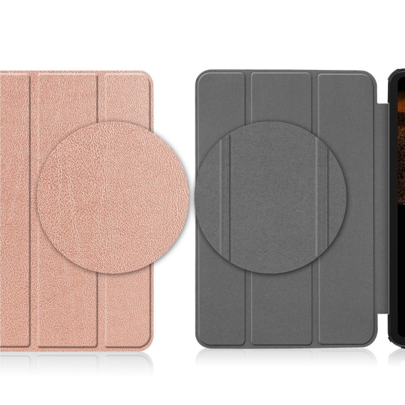 Case for Samsung Galaxy Tab S9 Ultra, Smartcase, pink rose gold