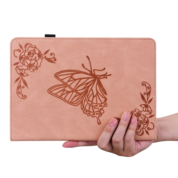 Case for Lenovo Tab M9, Butterfly, pink