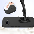 Case for Google Pixel 9A, Silicone MagSafe, black