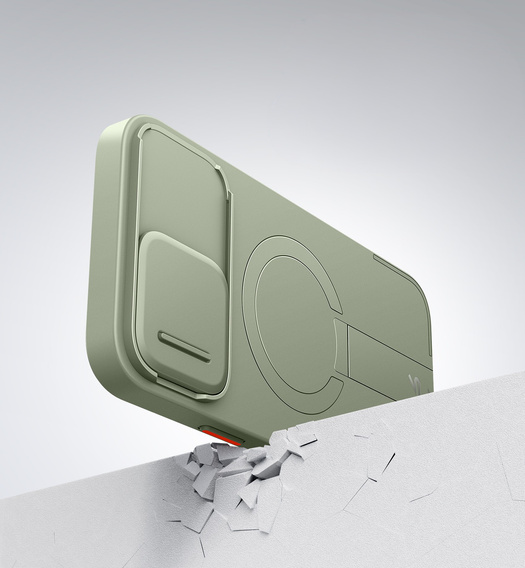 Case for iPhone 13 / 14, Suritch Shockproof, for MagSafe, green