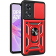 Case for Oppo A78 5G, CamShield Slide, red