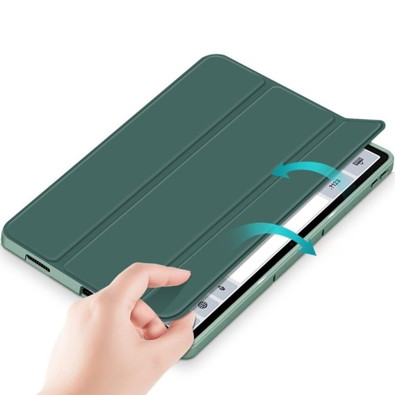 Case for Lenovo Tab P12, Smartcase with stylus space, green