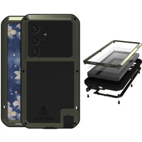 Love Mei Case for Samsung Galaxy S25 Ultra, armored with glass, green