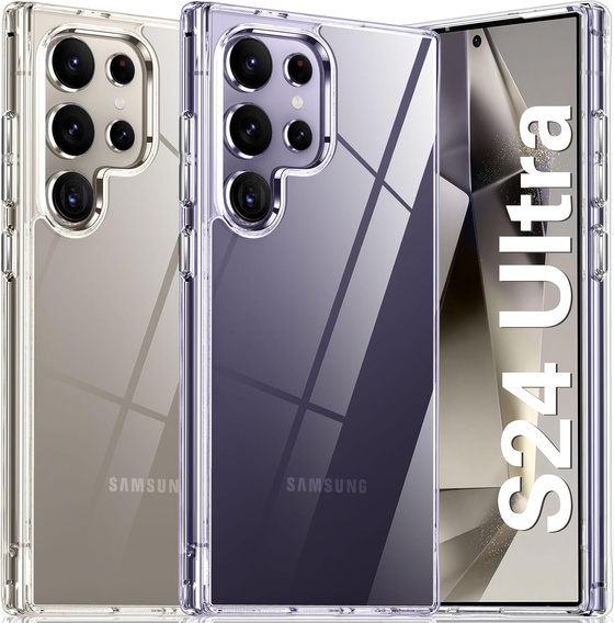 Case for Samsung Galaxy S24 Ultra, Fusion Hybrid, transparent