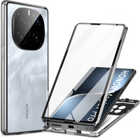 Case for Honor Magic 7 Pro, Magnetic Dual Glass, silver