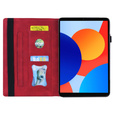 Case for Xiaomi Redmi Pad SE 8.7, Classic, with space for stylus, red