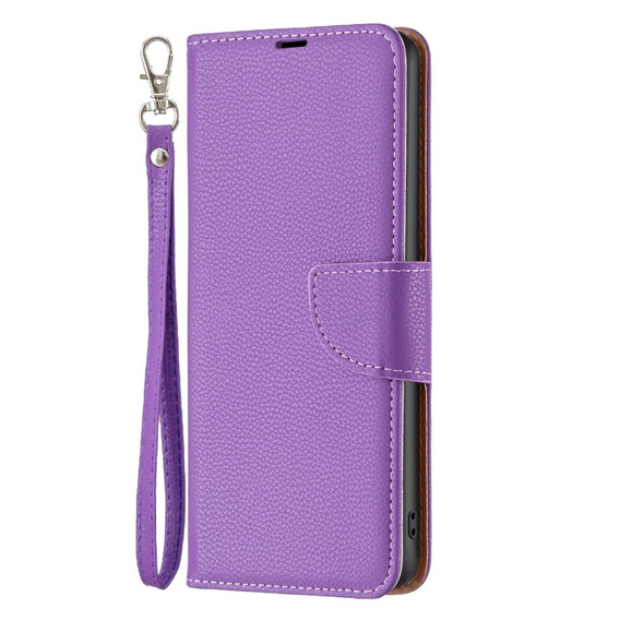 Flip case for Samsung Galaxy A54 5G, Wallet Litchi Magnet, purple